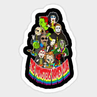 the monsters ramen club Sticker